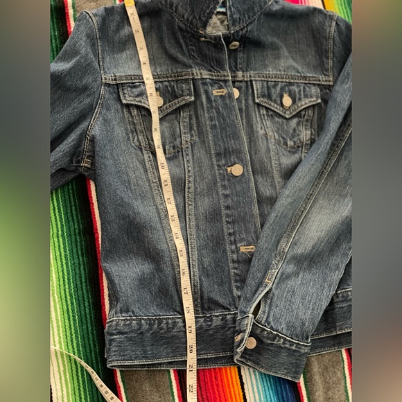 Pendleton™ Wool Hand Chainstitched Reworked True Religion Denim Jacket - Picture 2 of 7